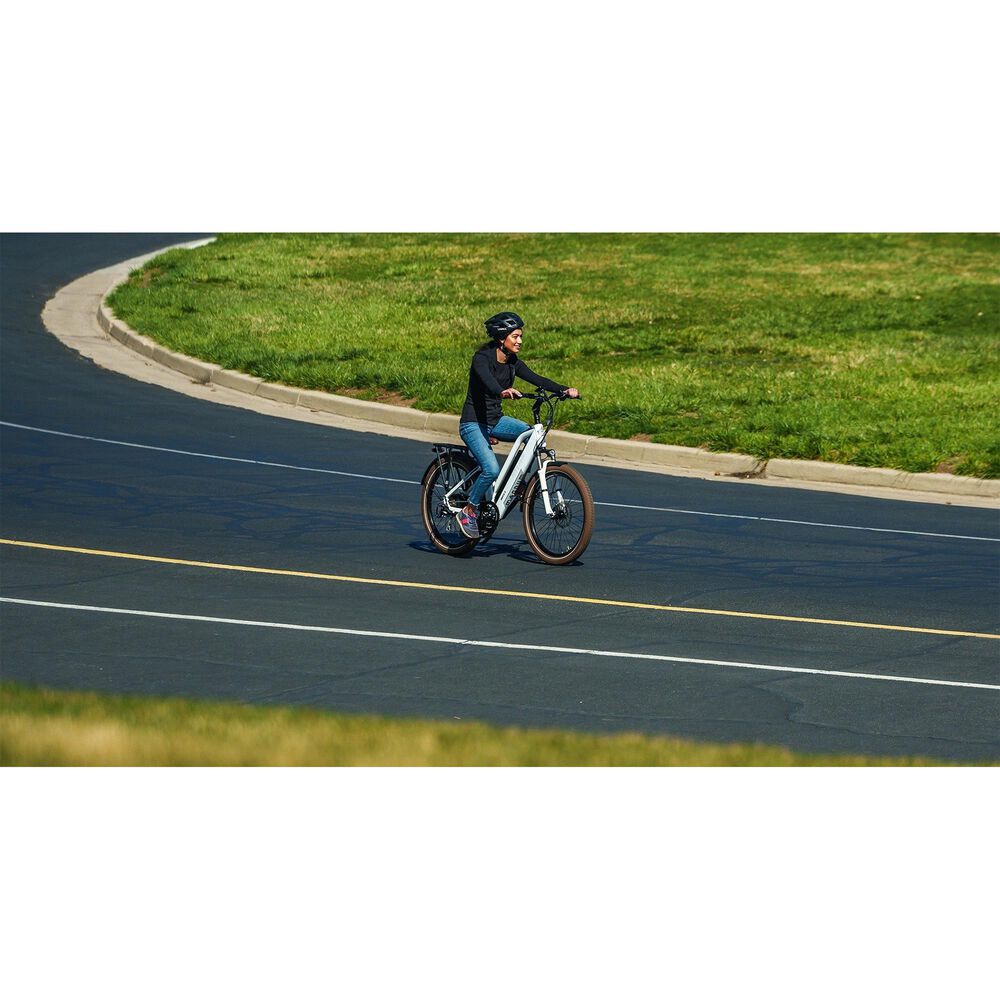 Magnum Metro X Electric Bike in White and Silver, , large