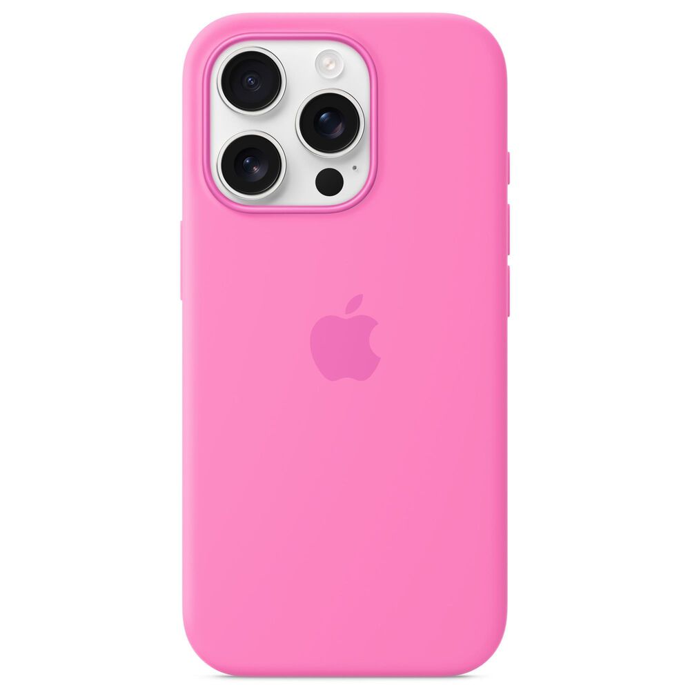 Apple Silicone Case with MagSafe for iPhone 16 Pro in Peony, , large
