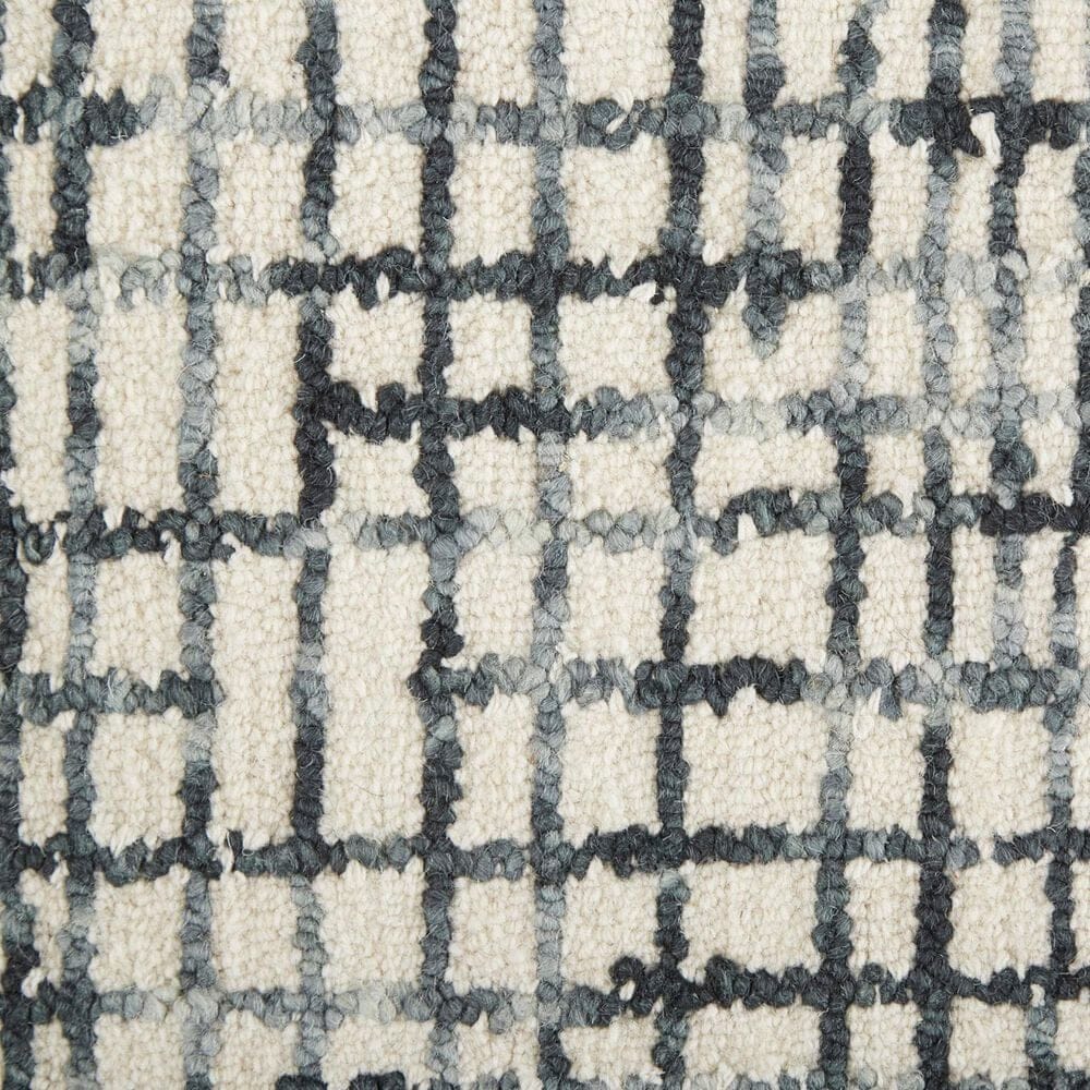 Feizy Maddox 10&#39; x 14&#39; Ivory and Charcoal Area Rug, , large