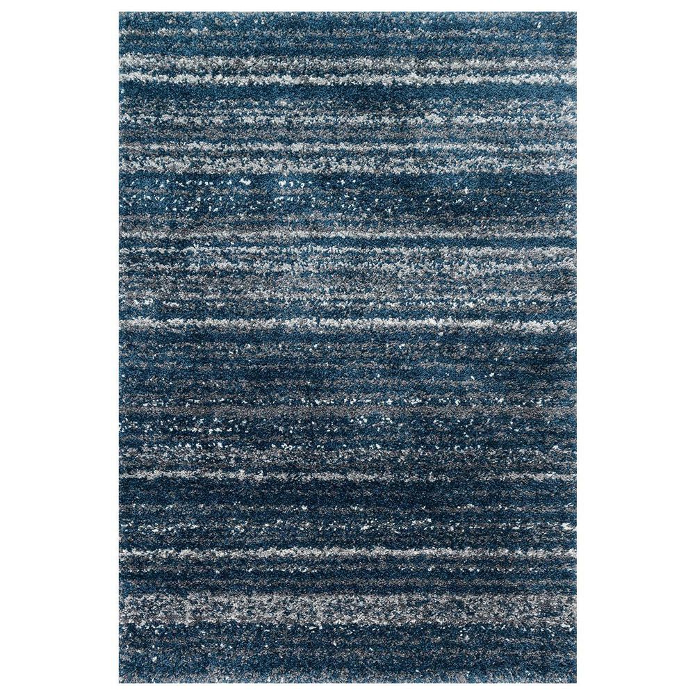 Loloi Quincy QC-05 2"3" x 12" Navy and Pewter, , large