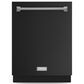 THOR KITCHEN Gordon Ramsay 24" Built-In Dishwasher with Stainless Steel Handle Kit in Matte Black, , large