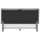 Richlands Furniture Arden Queen Upholstered Platform Bed in Nature Gray, , large