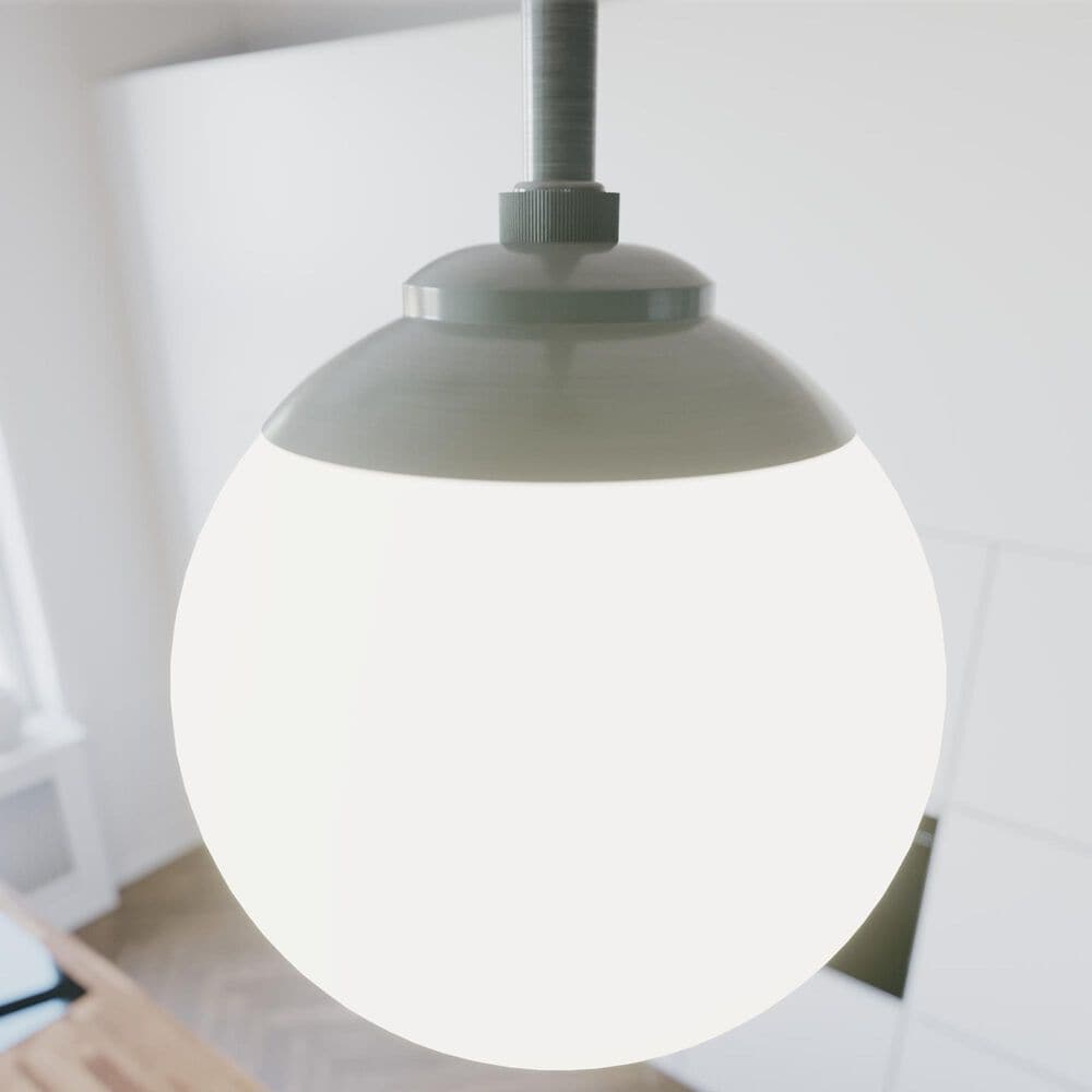 Hunter Hepburn 1-Light Mini Pendant in Brushed Nickel, , large