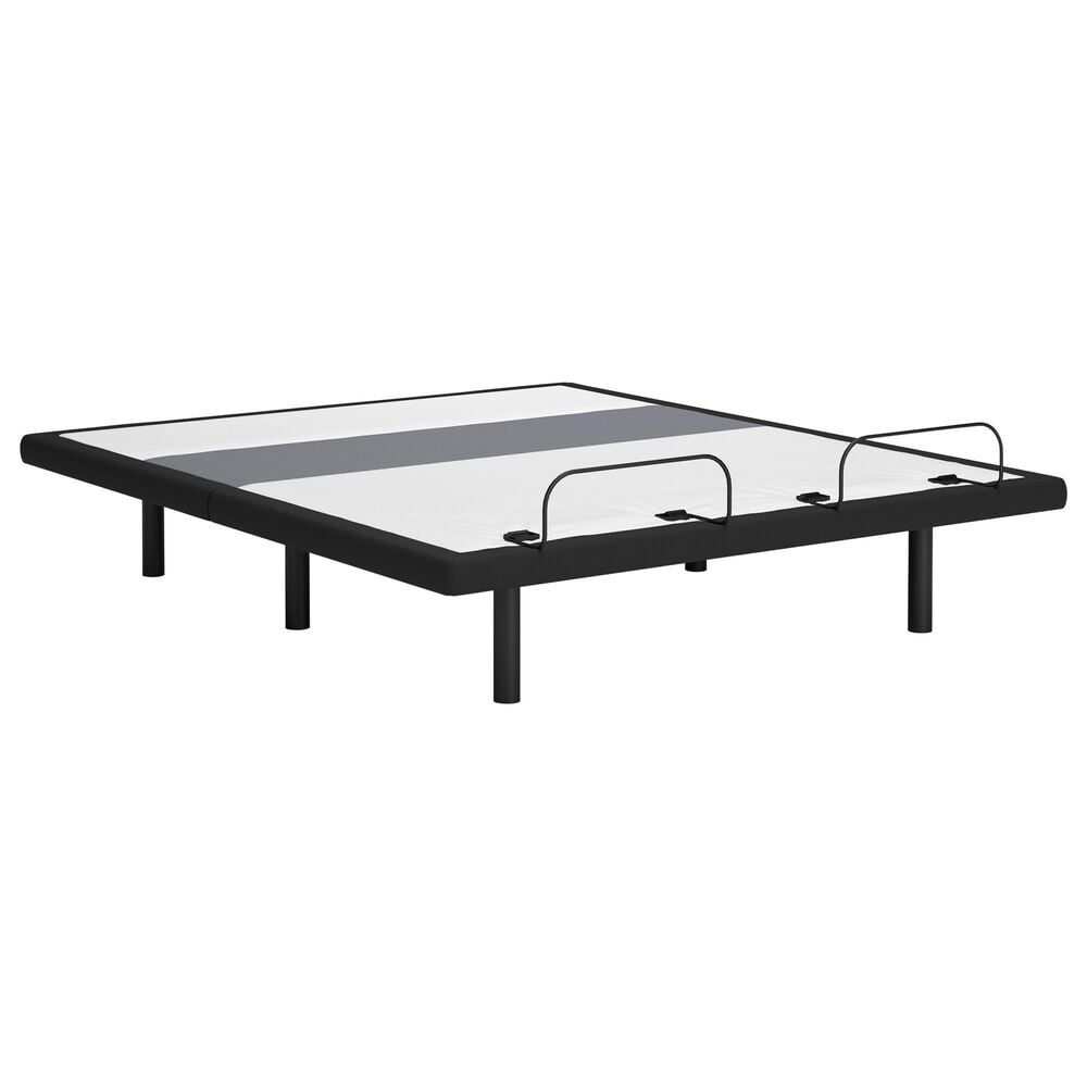 Ashley Best California King Adjustable Base with Lumbar and Audio in Charcoal Gray, , large