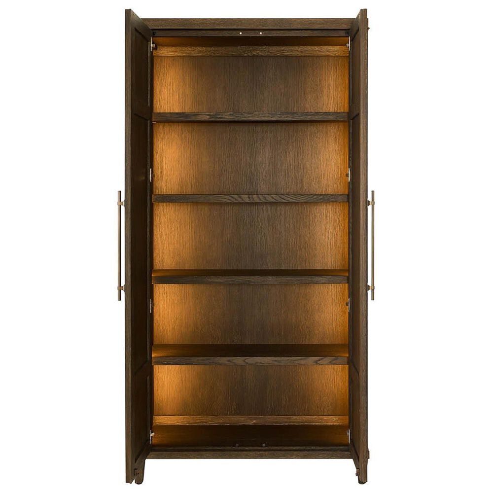 Furniture Worldwide Montclair 2-Door Storage Cabinet in Cocoa, , large