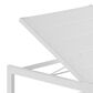 Linon Home Decor Holland Patio Chaise Lounge in White, , large