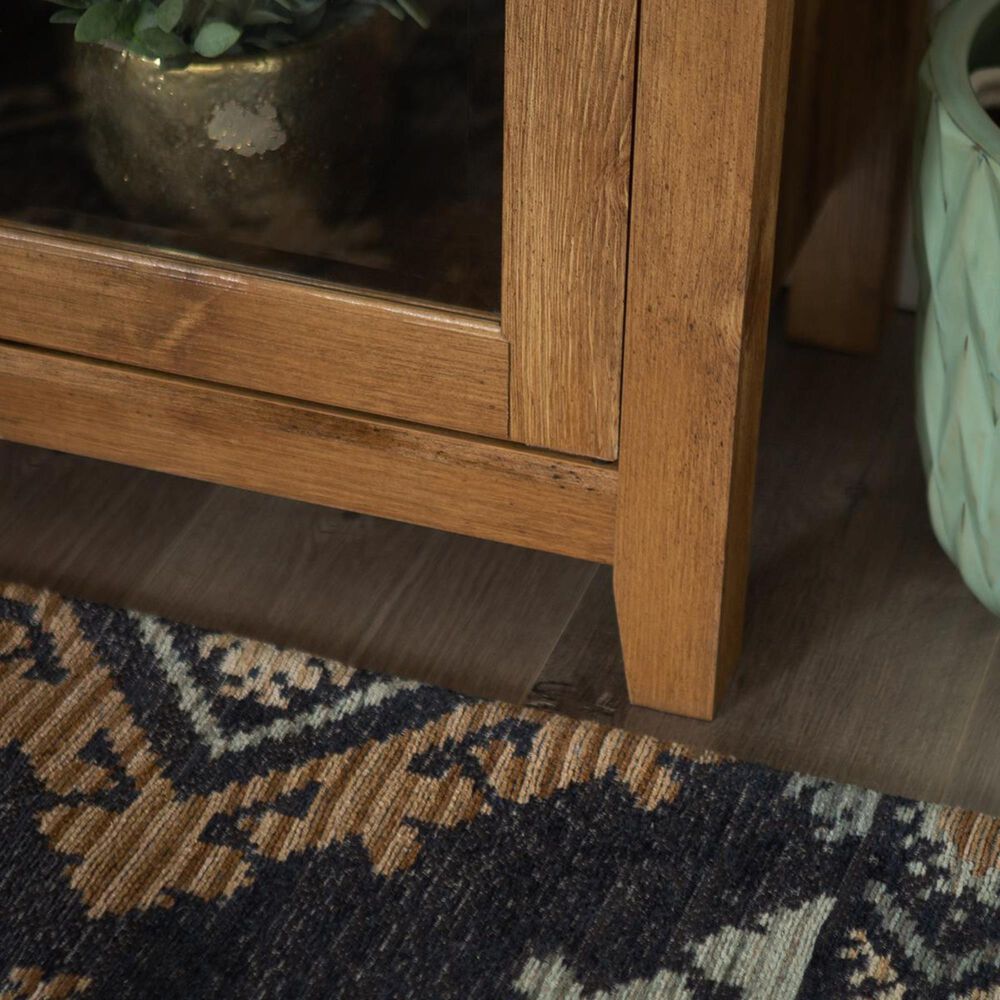 Walker Edison 58" Tall Fireplace TV Stand in Barnwood NFM