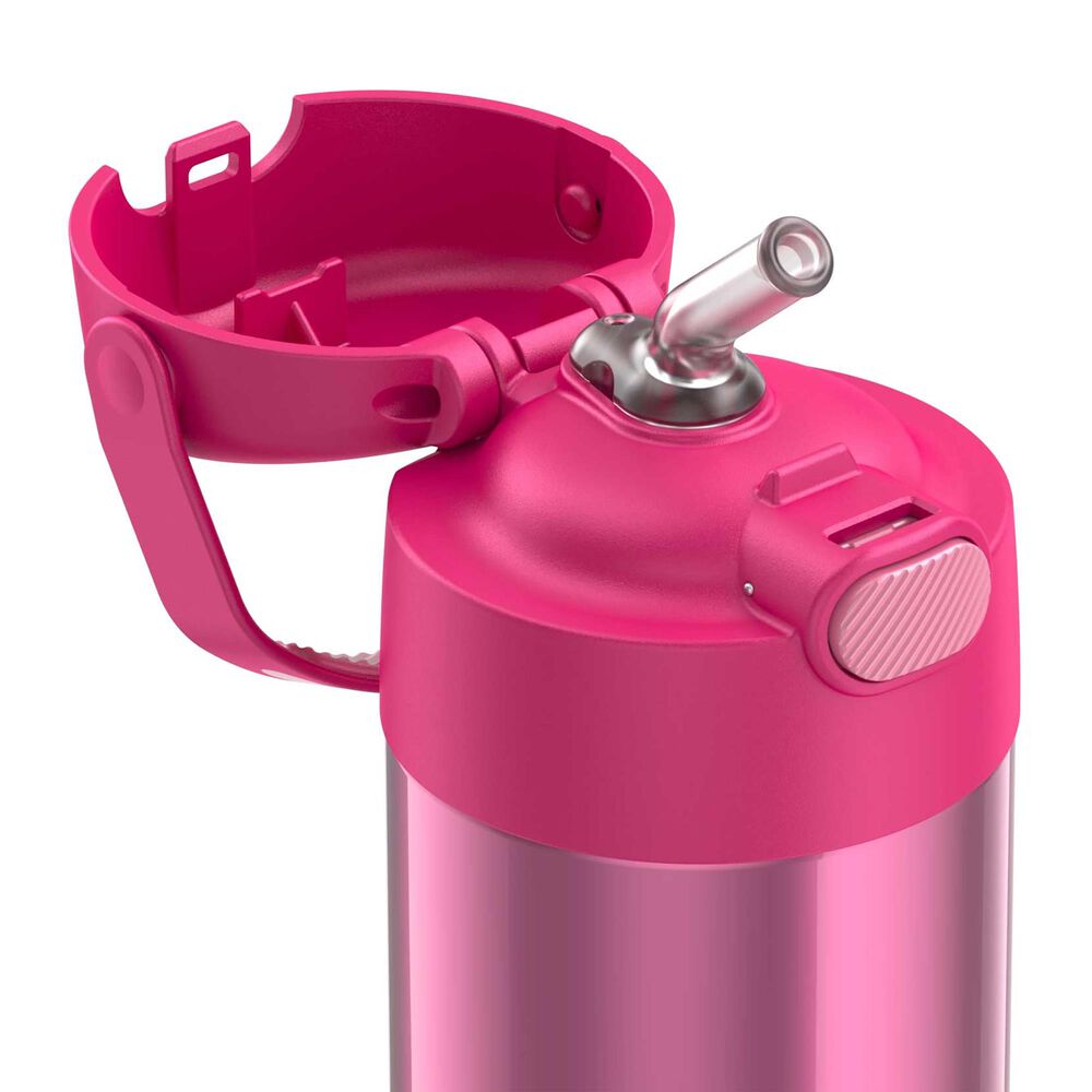 THERMOS FUNTAINER STRAW BOTTLE -- PINK/PURPLE