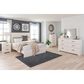 Signature Design by Ashley Stelsie 3 Piece Queen Bedroom Set in White, , large
