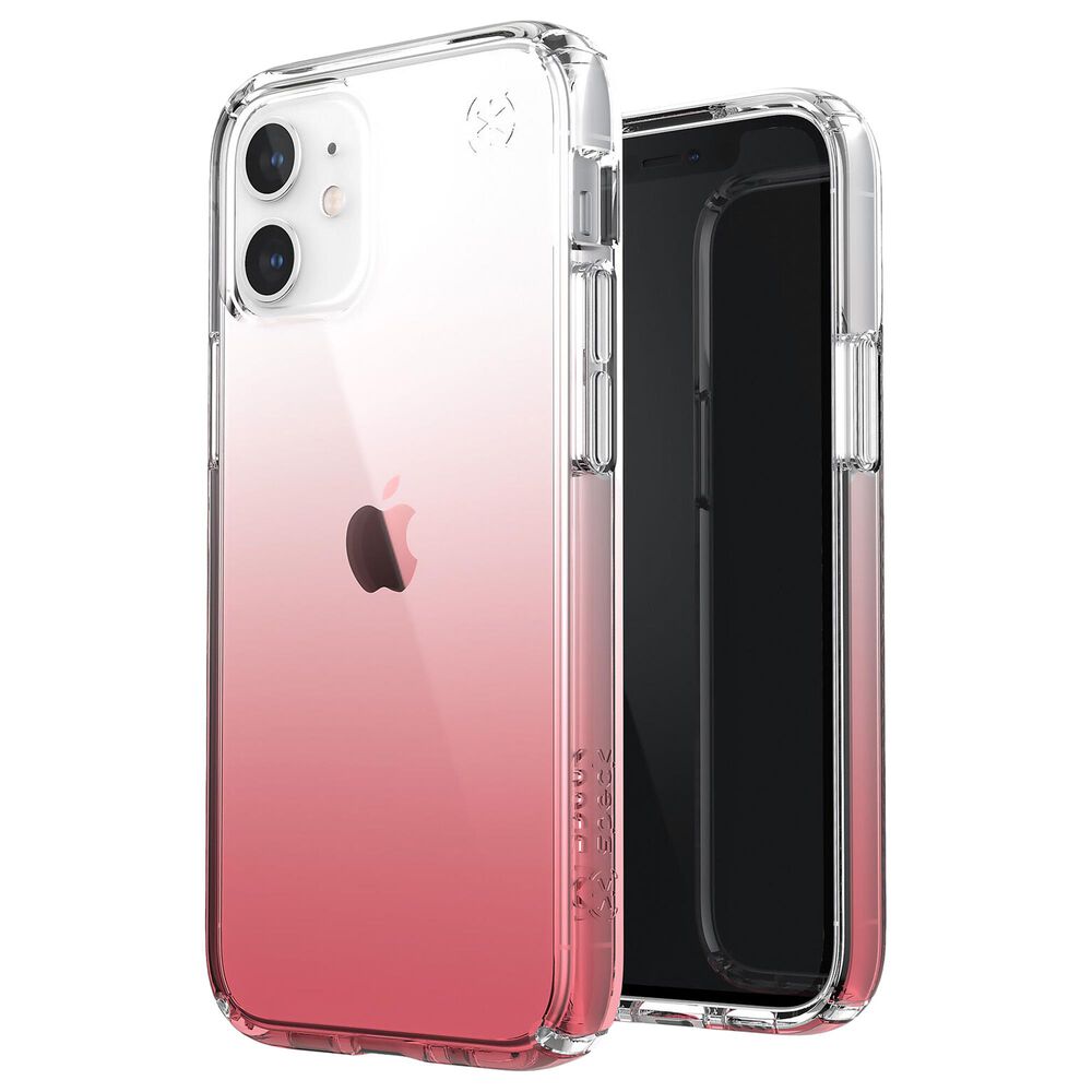 Speck Presidio Perfect Clear Case For Apple iPhone 12 Mini in Vintage Rose Ombre, , large