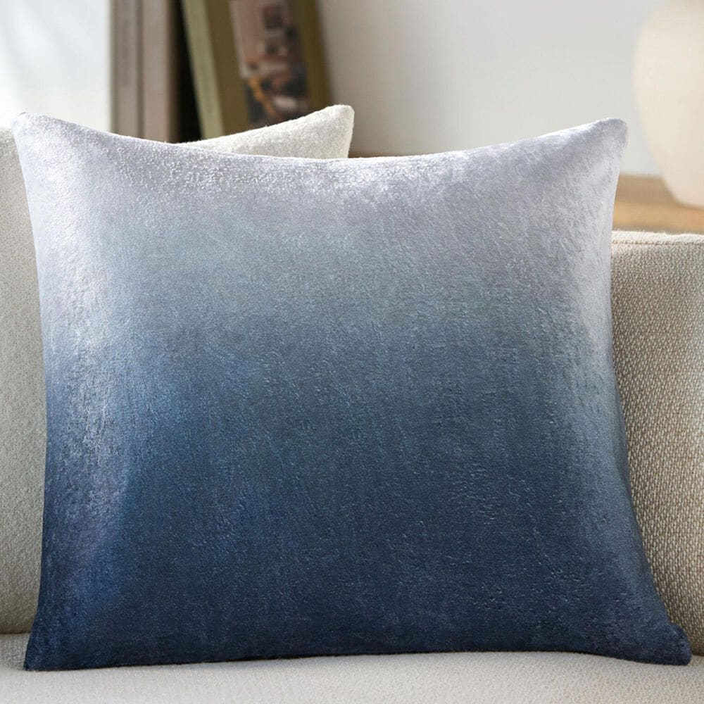 Surya Ryazan 20&quot; Square Pillow Cover in Steel Blue, , large