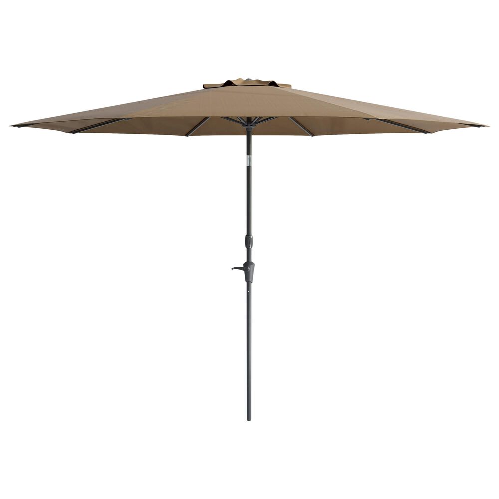 CorLiving 10&#39; UV &amp; Wind Resistant Patio Umbrella in Sandy Brown, , large