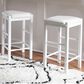 Linon Home Decor Lancer Counter Stool in White (Set of 2), , large
