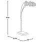 Grandview Gallery Willow Floor Lamp in Polished Nickel and White, , large