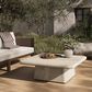 Four Hands Cava Outdoor Coffee Table in Textured Sand Concrete, , large
