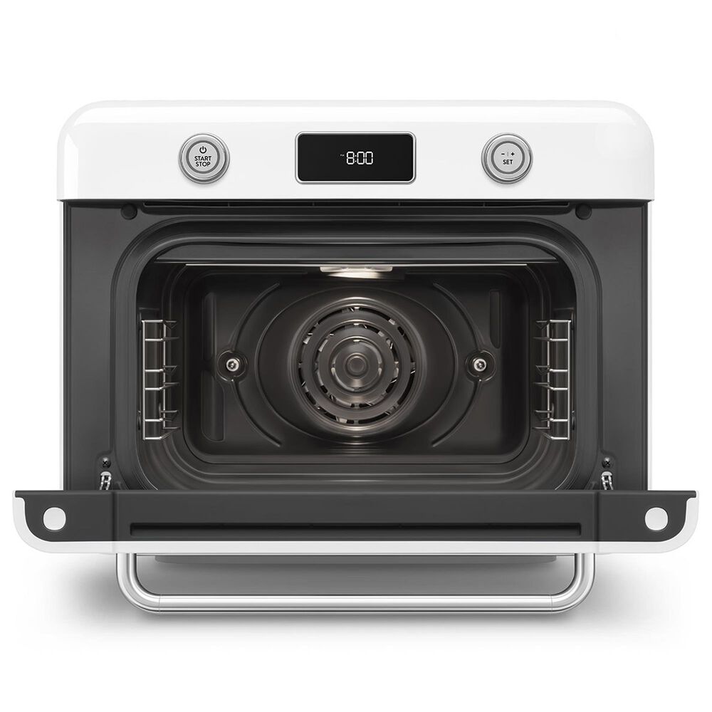 SMEG 10-in-1 Countertop Combination Oven in White, , large