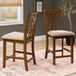Linon Home Decor Maggie Counter Stool in Brown (Set of 2), , large