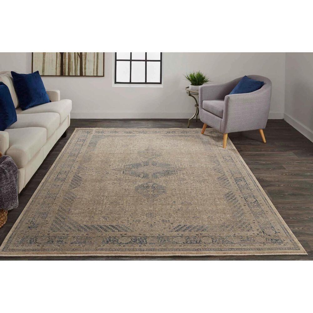 Feizy Marquette 9&#39;6&quot; x 12&#39;7&quot; Gray Area Rug, , large