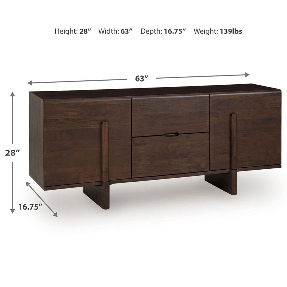 Ashley Kydler Accent Cabinet in Medium Brown, , large