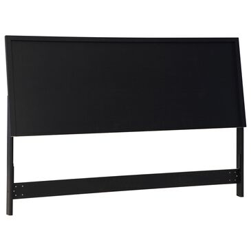 Ashley Danziar King Panel Headboard in Matte Black, , large