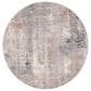 Safavieh Invista INV431A6"7" Round Cream and Grey Area Rug, , large