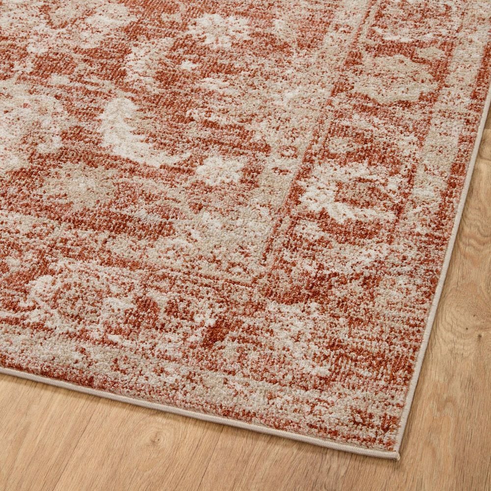 Loloi II Odette 11&#39;2&quot; x 15&#39;7&quot; Rust and Ivory Area Rug, , large