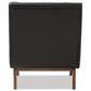 Baxton Studio Annetha Lounge Chair in Black, , large