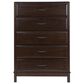 Ashley Vanmore 5-Piece Queen Storage Bedroom Set in Dark Brown, , large