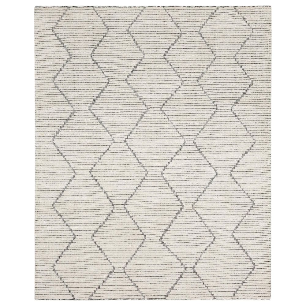 Drew and Jonathan Home Sirocco Beni 6" x 9" Black and White Area Rug, , large