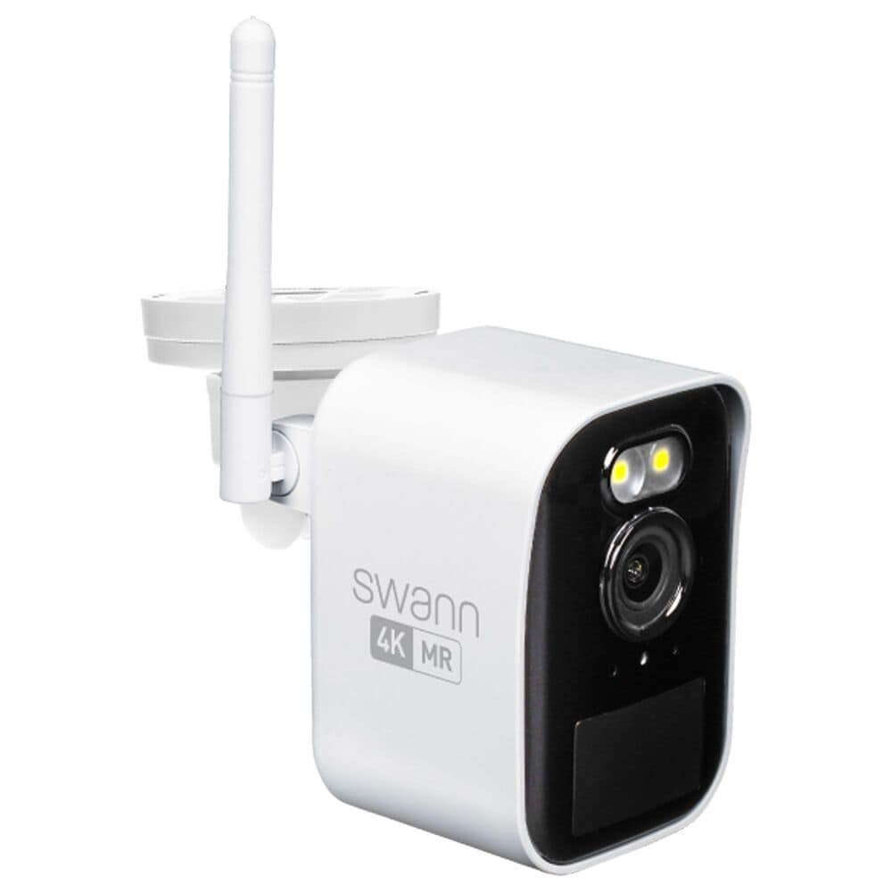 Swann MaxRanger4K Mini Long-Range Wireless Security System in White, , large