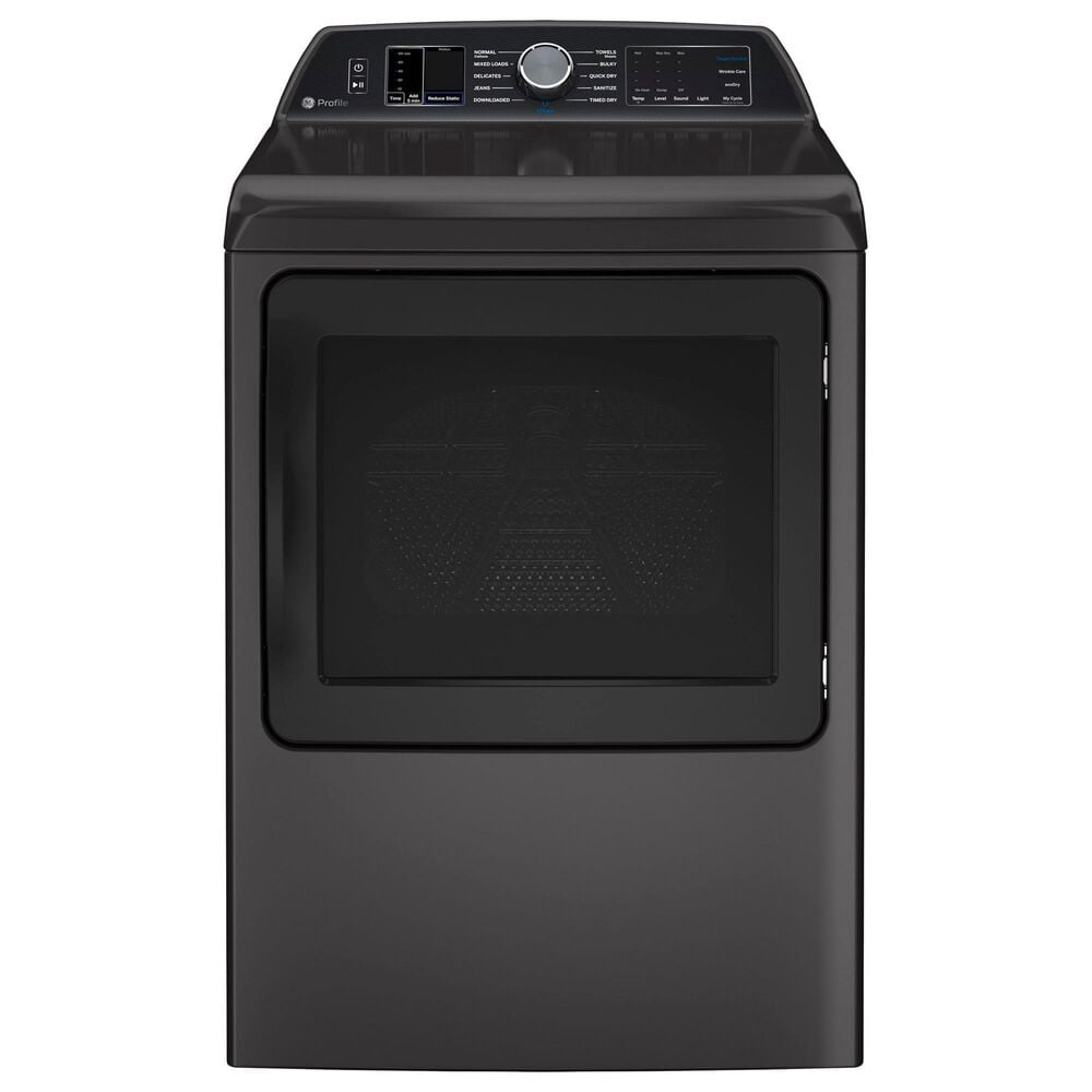 GE Profile 7.4 Cu. Ft. Smart Electric Dryer with Sanitize Cycle and Sensor Dry in Diamond Gray, , large