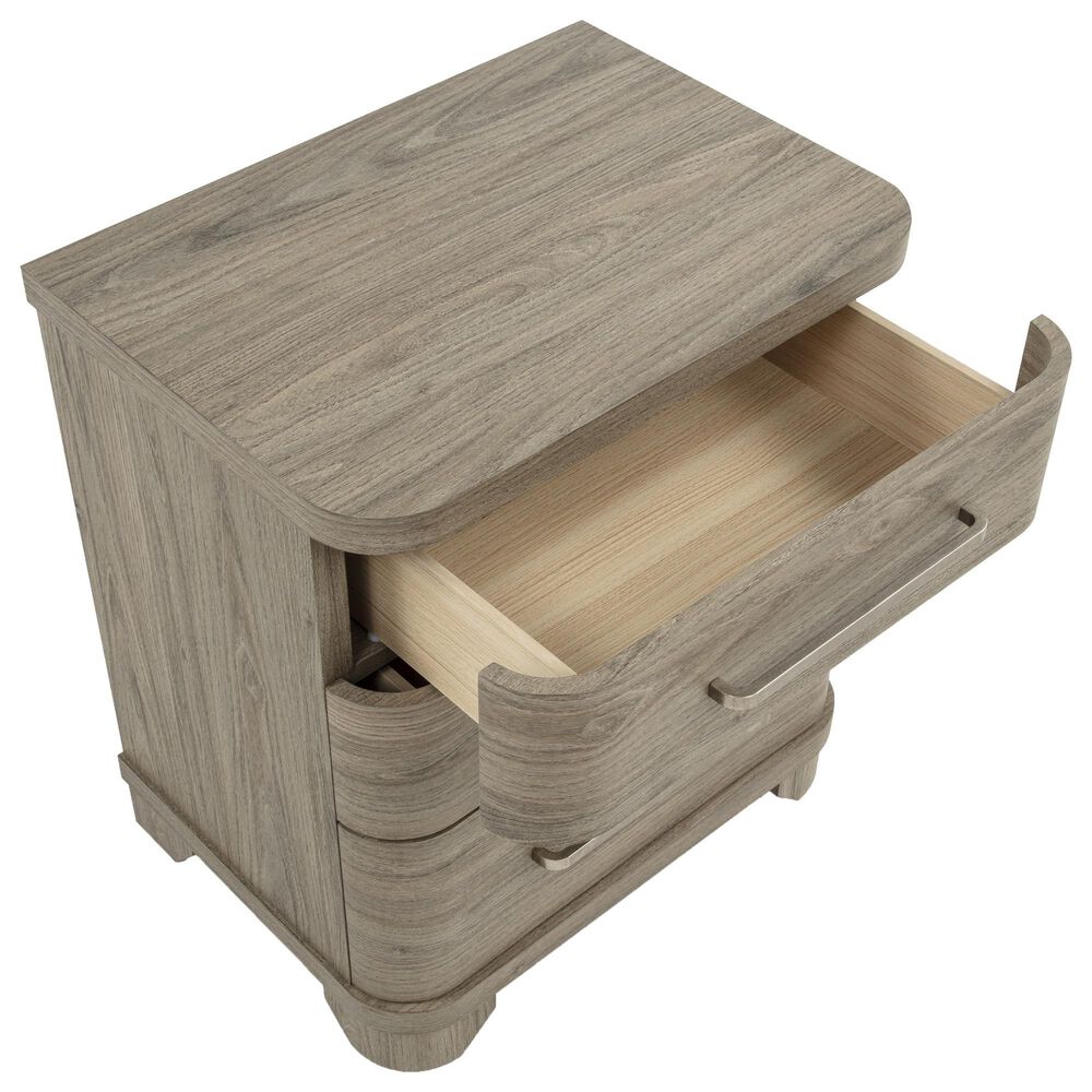 Crown Mark Veranda 3 Drawer Nightstand in Khaki, , large
