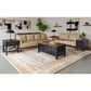 A-America Stormy Ridge End Table in Chickory and Slate Black, , large