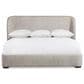 Bernhardt Geneve 5 Piece King Upholstered Wingback Bedroom Set in Robor, , large
