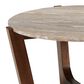 Ashley Tanidore Round Cocktail Table in Warm Brown, , large