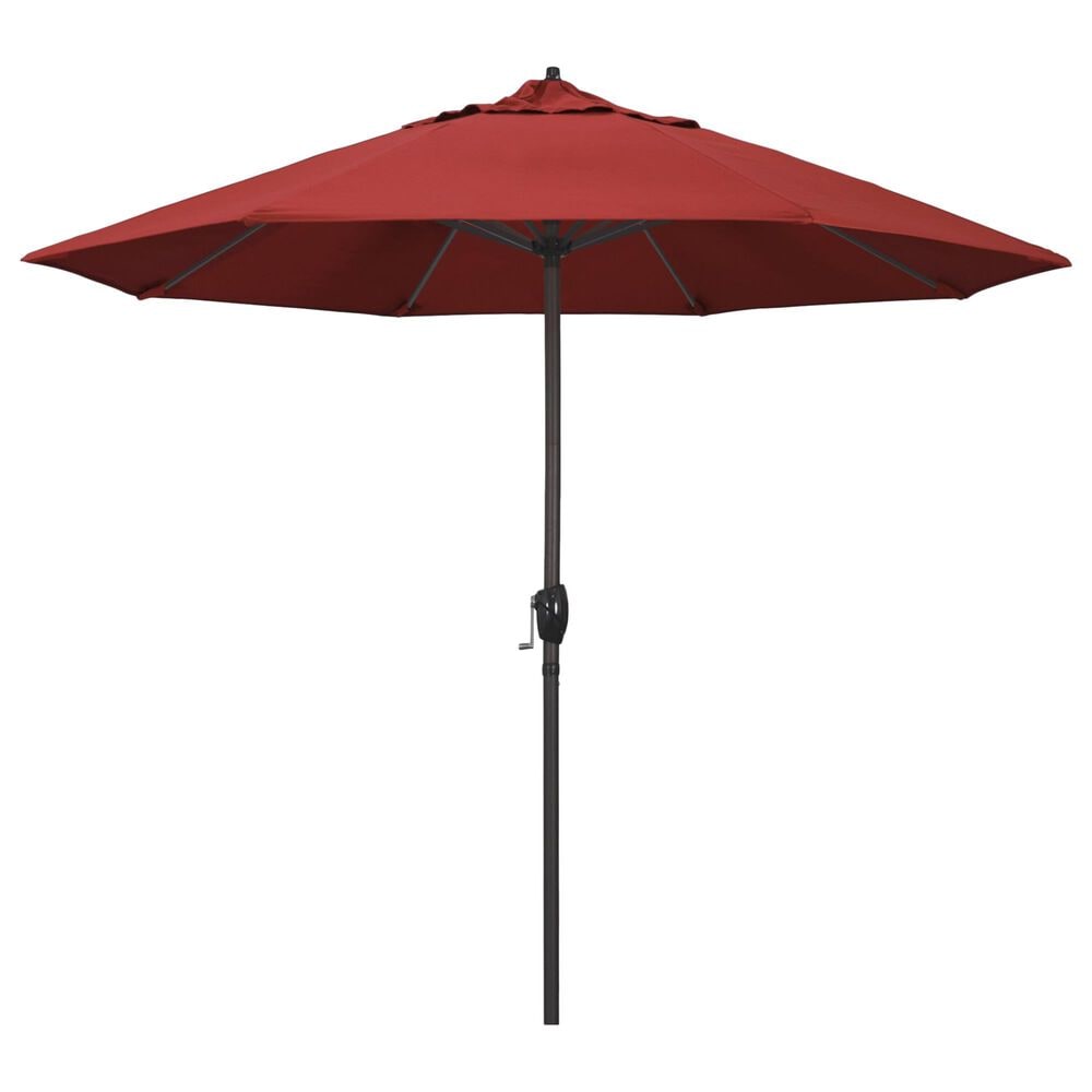 California Umbrella Casa 9" Red Market Umbrella without Base, , large