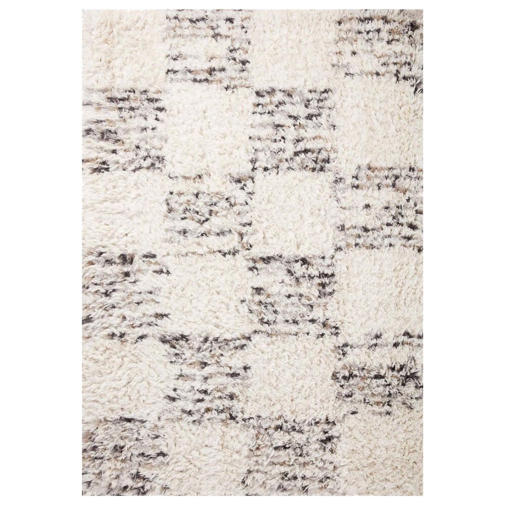 Angela Rose Amira 2"3" x 4" Ivory and Granite Area Rug, , large