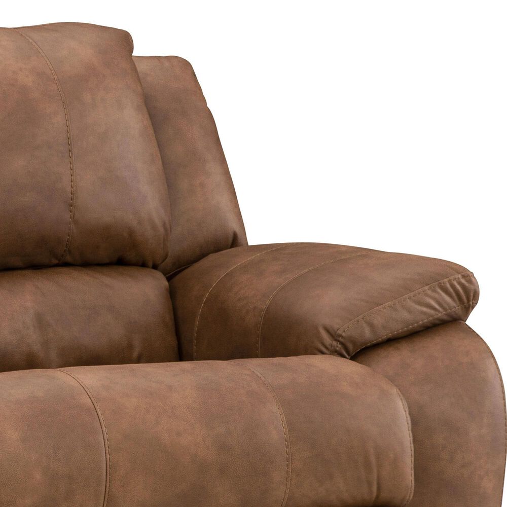 HomeStretch Bandit Triple Power Reclining Two Over Two Sofa in Brown, , large