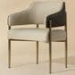 Club Collection By Sunpan Tova Arm Chair in Dillon Cream and Bravo Ash, , large