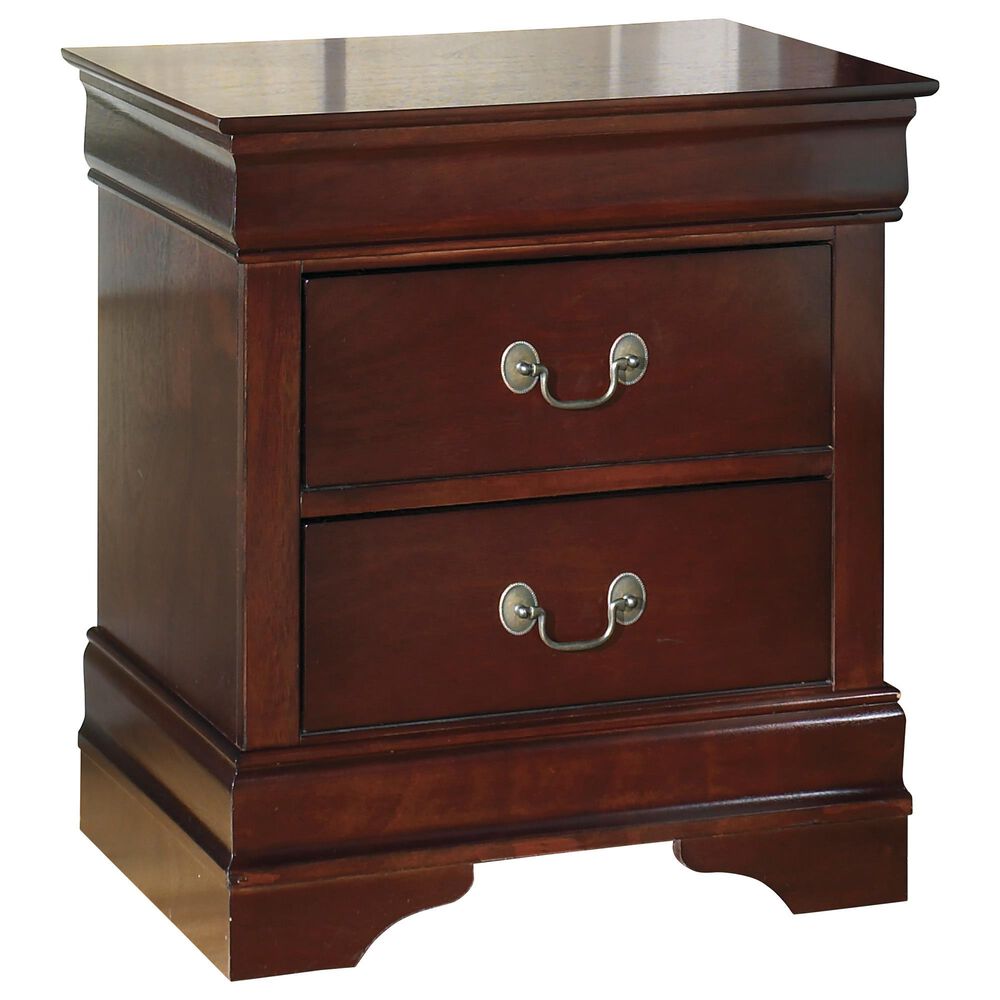 Ashley Alisdair 2-Piece Full Sleigh Bed Set in Reddish Brown, , large