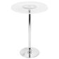 Lumisource Spyra Bar Table in Clear and Chrome - Table Only, , large