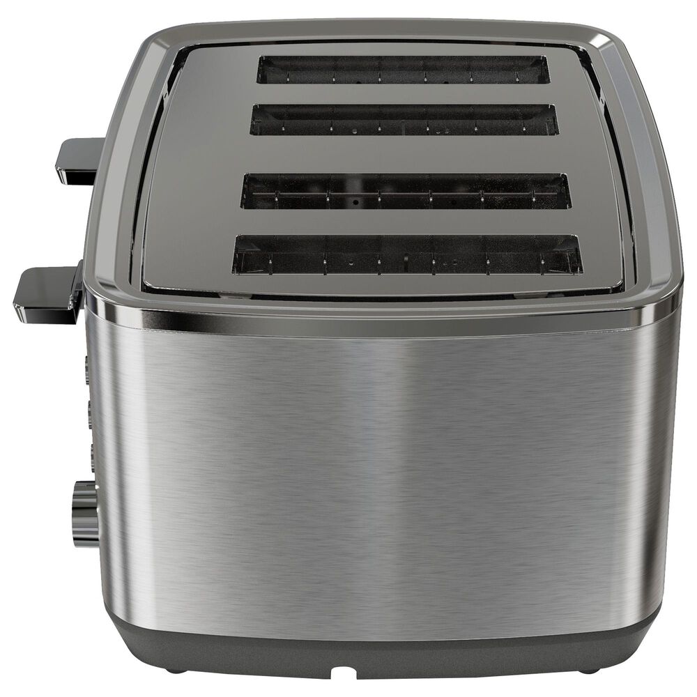 GE - 4-Slice Toaster - Stainless Steel