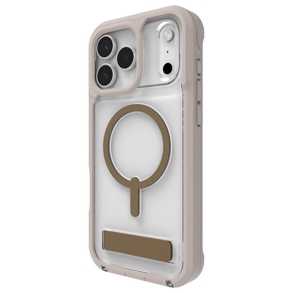 Zagg Rainier Snap MagSafe Case with Kickstand for Apple iPhone 17 Pro Max in Sandstone Beige, , large