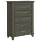 Mayberry Hill Canterbury 5-Drawer Chest in Gray, , large