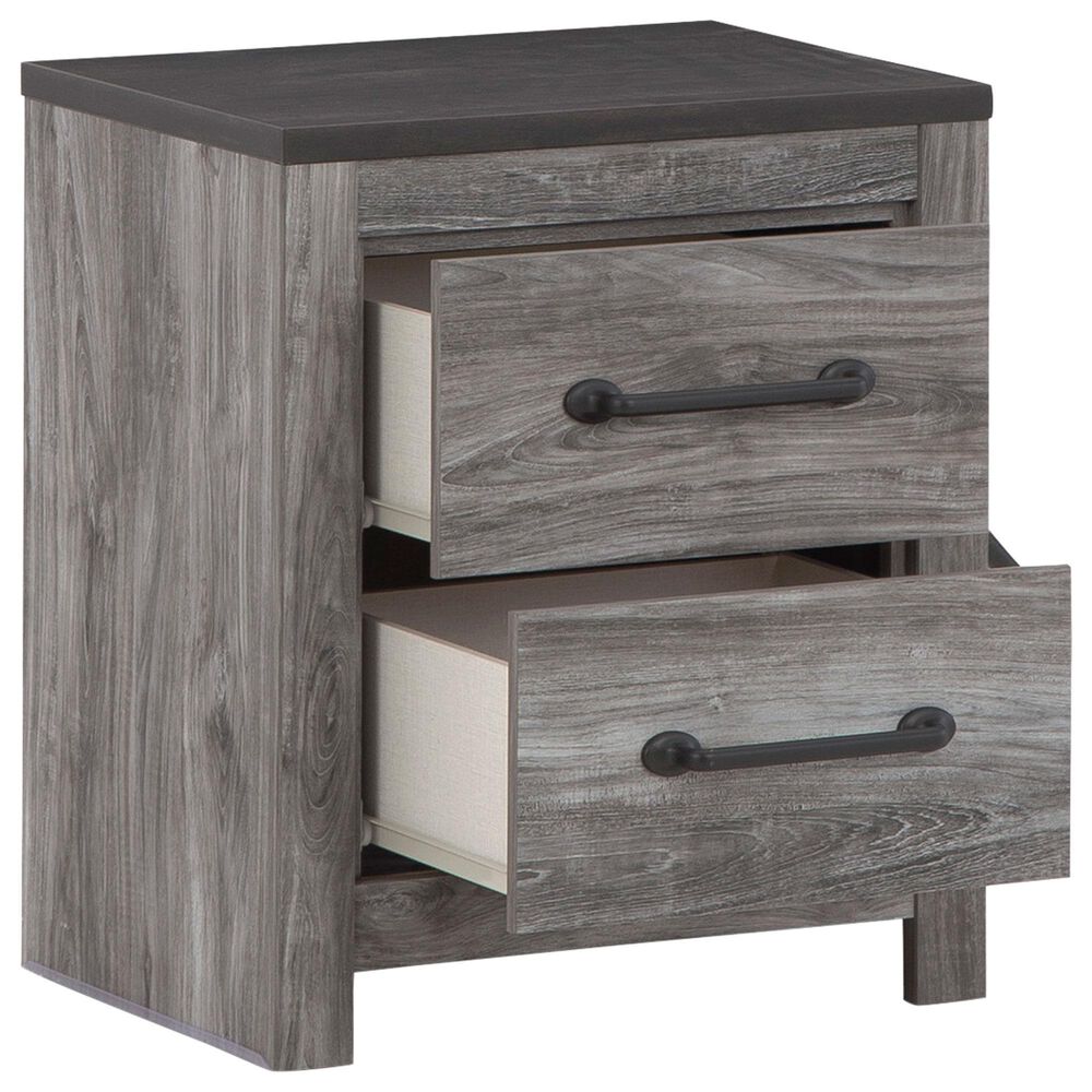 Ashley Bronyan 4-Piece Queen Bedroom Set in Dark Gray, , large