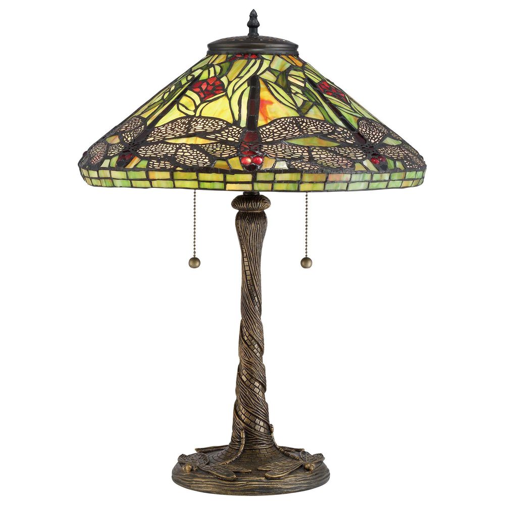 Quoizel Jungle Dragonfly Table Lamp in Architectural Bronze, , large
