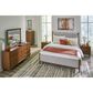 Ashley Lyncott 4-Piece Queen Bedroom Set in Medium Brown, , large