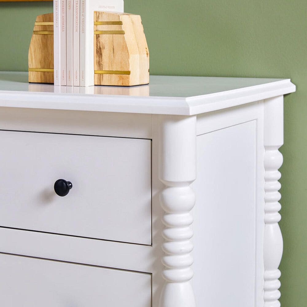 Walker Edison Vivienne 6-Drawer Dresser in White, , large
