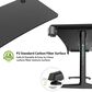 Eureka Ergonomic Full-Surface Mousepad Gaming Desk in Black, , large