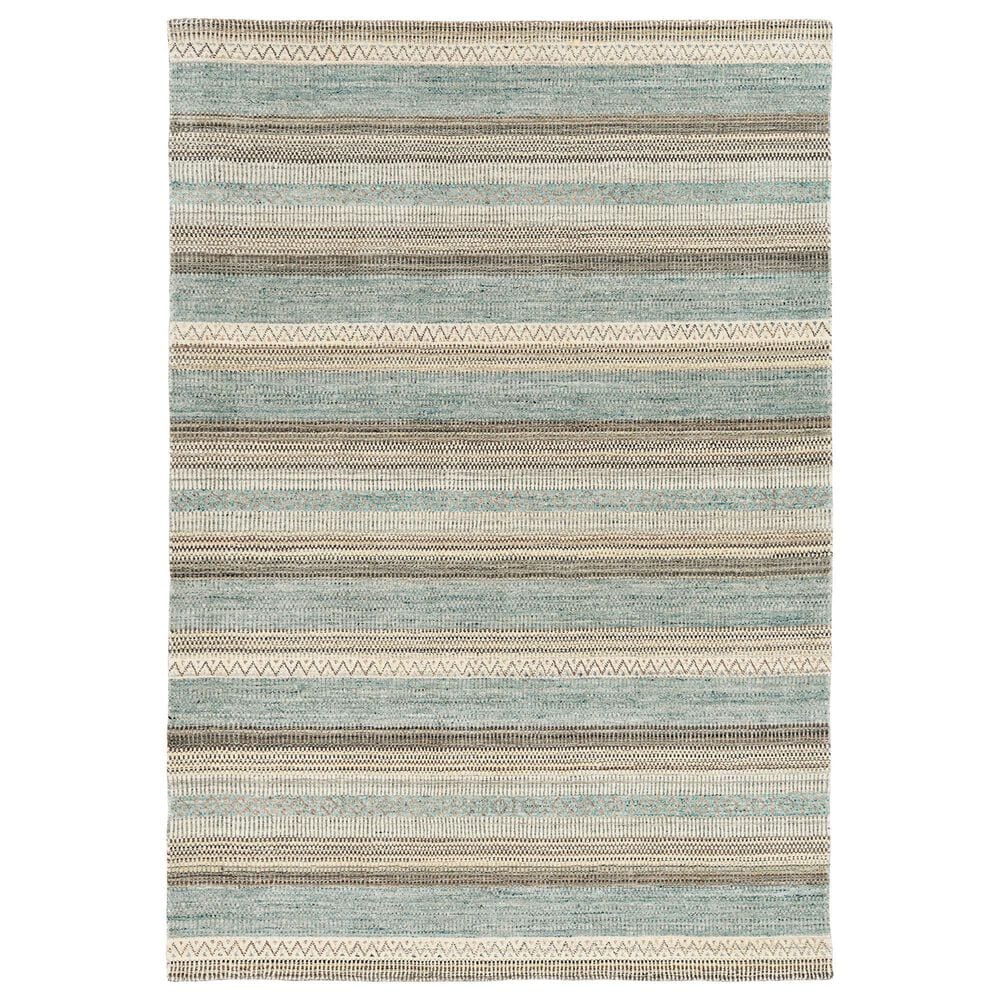 Radici USA Sondrio 9" x 12" Light Blue Area Rug, , large